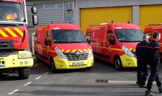 Neuf nouveaux véhicules pour les pompiers de la Marne